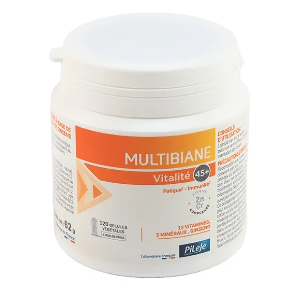 Pileje Multibiane Vitalité 45+ gélules