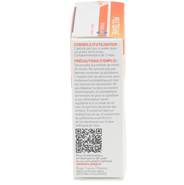 Pileje Multibiane Vitalité 45+ gélules