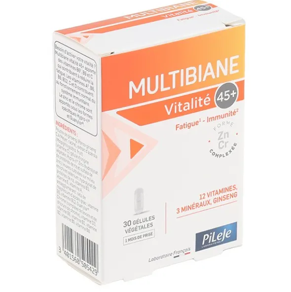 Pileje Multibiane Vitalité 45+ gélules