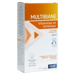 Pileje Multibiane Vitamines et minéraux enfant comprimés à croquer