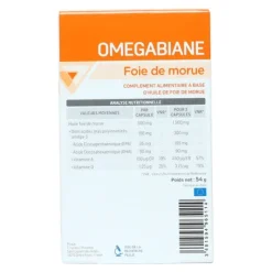 PileJe Omegabiane Foie de morue capsules