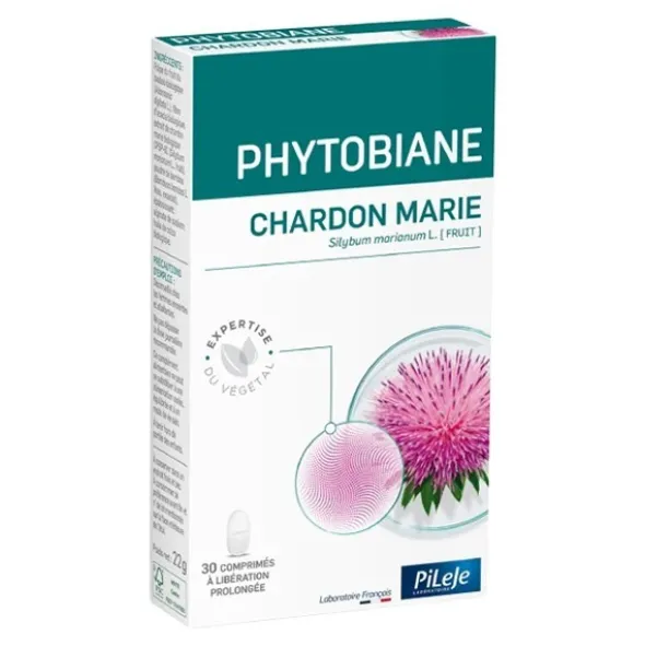 Pileje Phytobiane chardon marie comprimés
