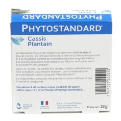 Pileje Phytostandard Cassis Plantain comprimés