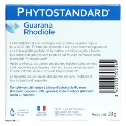 Pileje Phytostandard Guarana Rhodiole comprimés