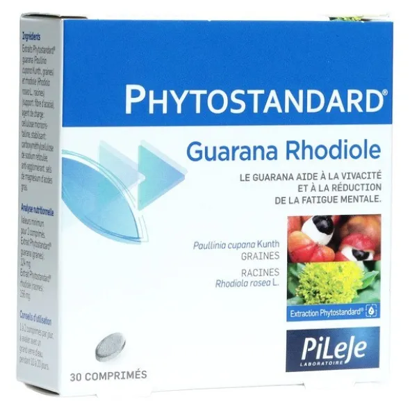 Pileje Phytostandard Guarana Rhodiole comprimés