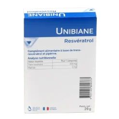 PileJe Unibiane Resvératrol comprimés