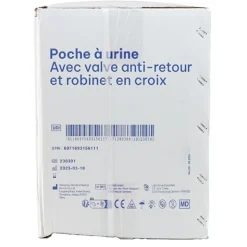 Poche à urine 2L vidangeable