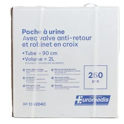 Poche à urine 2L vidangeable