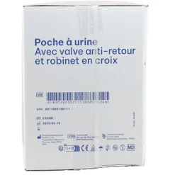 Poche à urine 2L vidangeable