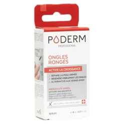 Poderm huile-sérum croissance ongles rongés