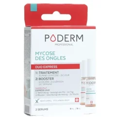 Poderm Mycose des ongles Pack duo sérum + booster