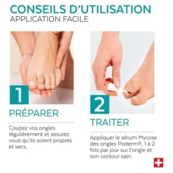 Poderm Mycose des ongles Pack duo sérum + booster