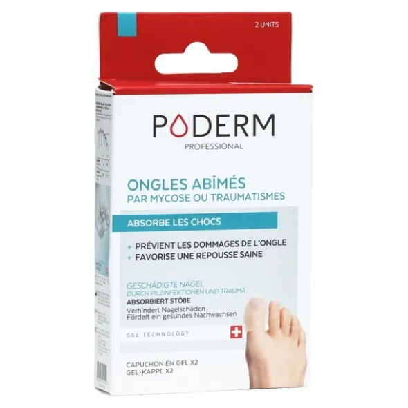 Poderm Ongles abîmés Capuchon d'orteil