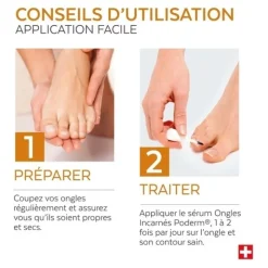 Poderm Ongles incarnés Sérum