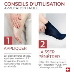 Poderm soin intensif nuit Crevasses et callosités