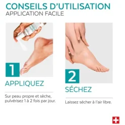 Poderm spray déodorant pieds