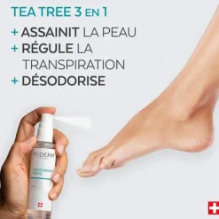 Poderm spray déodorant pieds