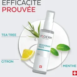 Poderm spray déodorant pieds