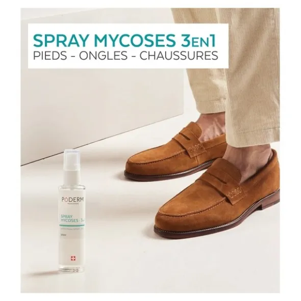 Poderm Spray Mycoses 3 en 1