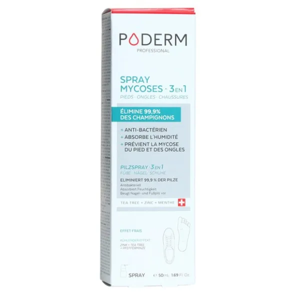 Poderm Spray Mycoses 3 en 1