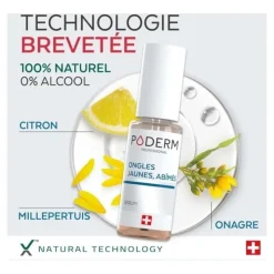 Poderm Sérum ongles jaunes et abîmés