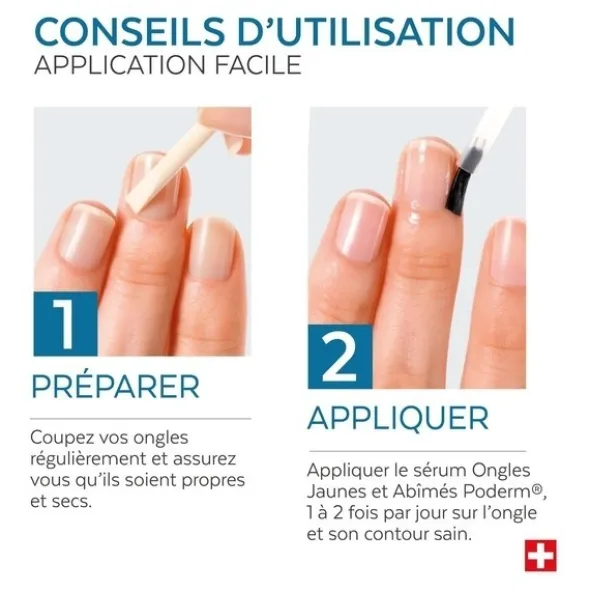 Poderm Sérum ongles jaunes et abîmés