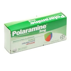 Polaramine 2 mg comprimé antihistaminique