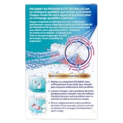Polident 3 minutes nettoyant comprimés pour appareil dentaire
