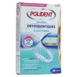 Polident Nettoyant Appareils orthodontiques et Gouttières comprimés