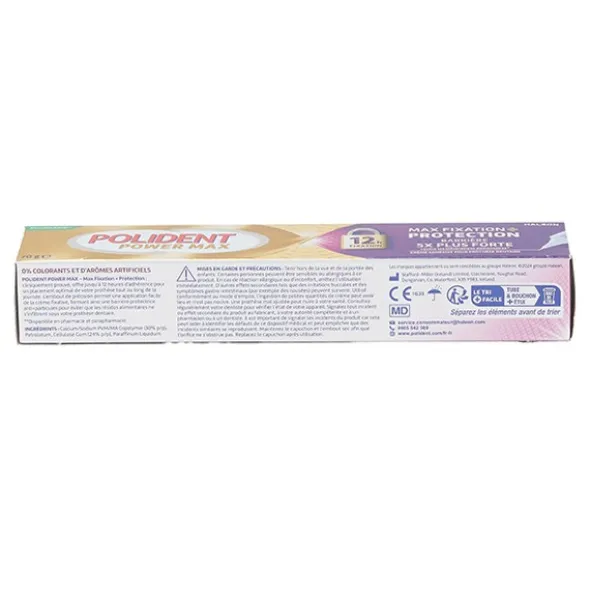 Polident Power Max crème fixation + protection