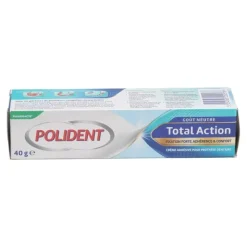 Polident Total Action Crème fixative