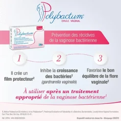 Polybactum ovules vaginaux