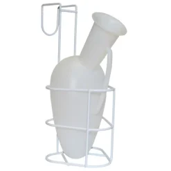 Porte urinal plastifié blanc