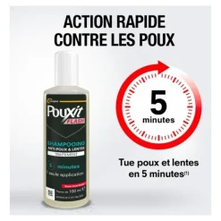 Pouxit Flash Shampooing anti poux et lentes