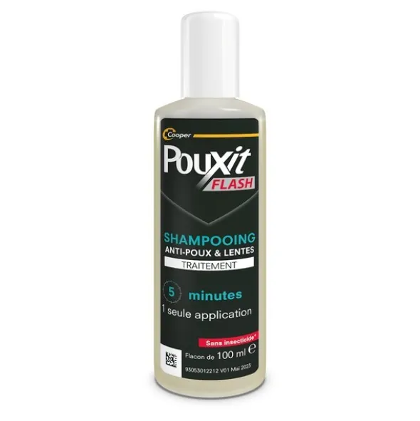 Pouxit Flash Shampooing anti poux et lentes