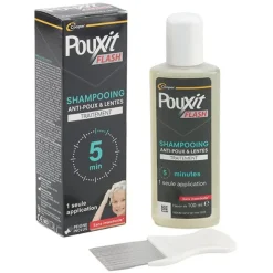 Pouxit Flash Shampooing anti poux et lentes