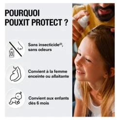 Pouxit Protect spray préventif anti poux