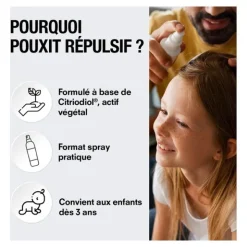 Pouxit Répulsif spray