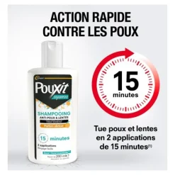 Pouxit shampoing anti poux et lentes
