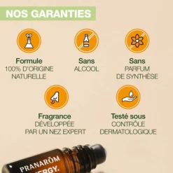 Pranarôm Aromaboost Energy Roll-on Bio