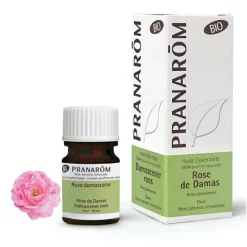 Pranarôm huile essentielle Rose de Damas bio