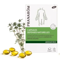 Pranarom Aromaforce Capsules Défenses naturelles Bio