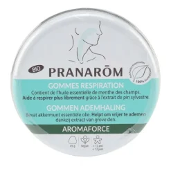 Pranarom Aromaforce Gommes Respiration Bio Menthe Pin