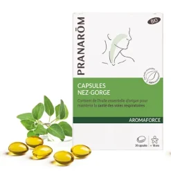 Pranarom Aromaforce Nez Gorge Bio capsules