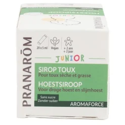 Pranarom Aromaforce Sirop pour la toux Junior Bio sticks
