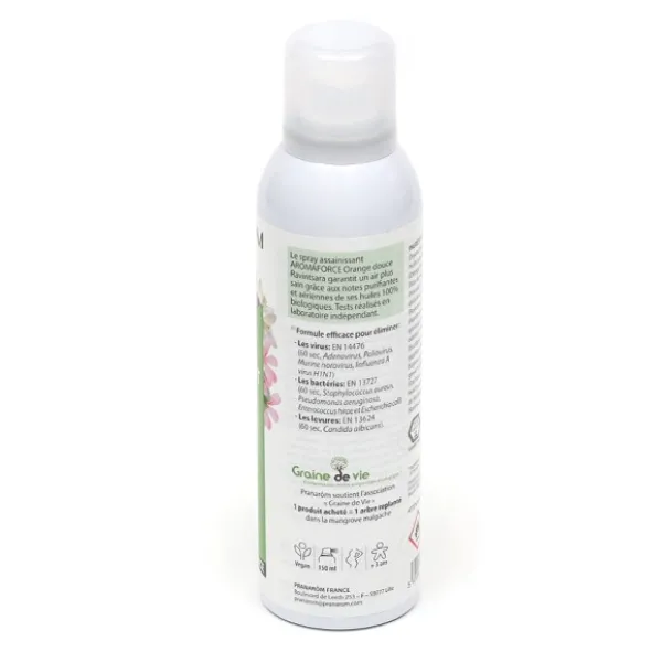 Pranarom Aromaforce spray assainissant Orange douce Ravintsara Bio