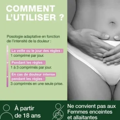 Pranarom Aromalgic Règles douloureuses comprimés