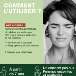 Pranarom Aromalgic Roll-on Maux de tête bio