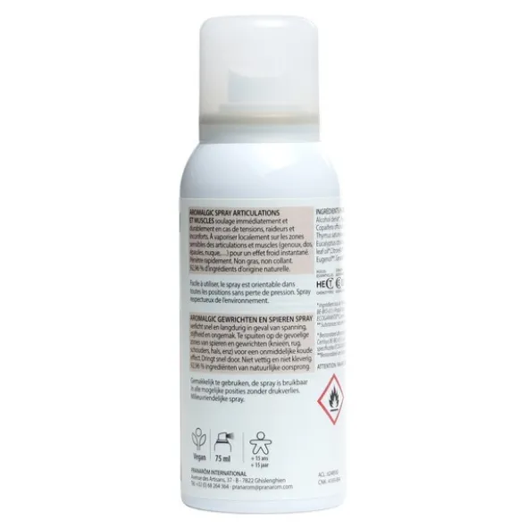 Pranarom Aromalgic spray articulations et muscles bio