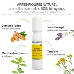 Pranarom Aromapic Roller après-piqûres bio